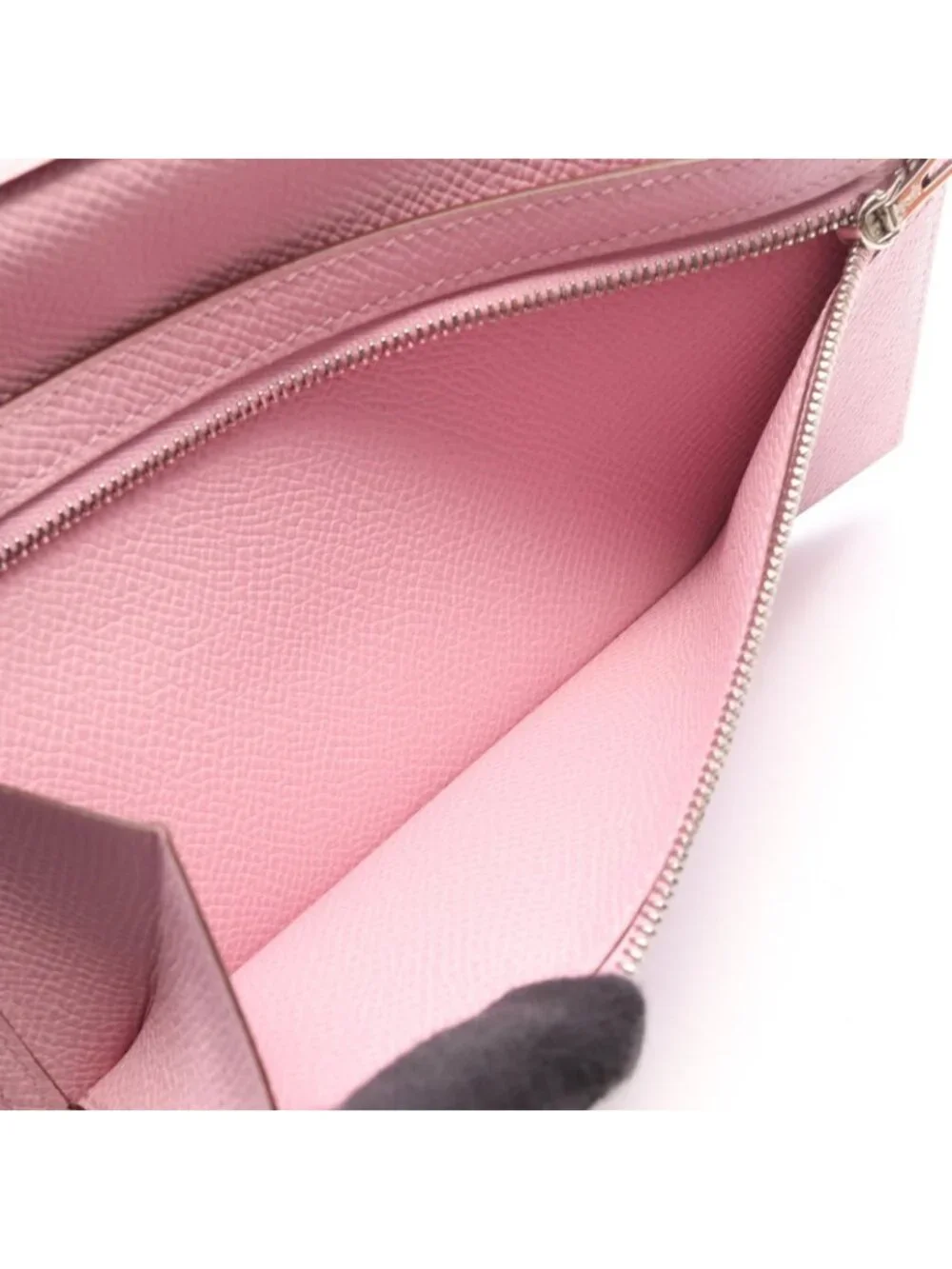 Hermes Bifold Wallet Bearn Soufflet Mauve Sylvestre